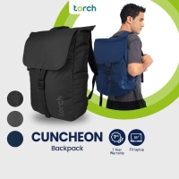 Torch Tas Laptop Besar Backpack Kuliah Kerja Waterproof - Cuncheon - Biru