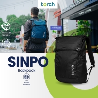 Torch Tas Ransel Kuliah Kerja Muat Laptop Rain Cover- Backpack Sinpo