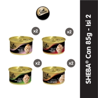 Sheba Can Makanan Kucing Basah Premium 85 gr - Isi 2