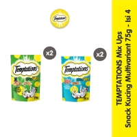Temptations MixUps Snack Kucing Multivariant 75 gr - Isi 4