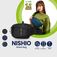 Torch Tas Pinggang Selempang Anti Air Ringan - Waist Slingbag Nishio