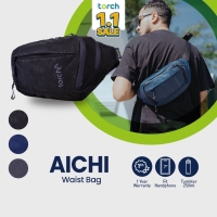 Torch Tas Pinggang Selempang Anti Air Ringan - Waist Sling Bag Aichi