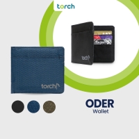 Torch Dompet Pria Wanita Simpel Keren - Wallet Oder - Hitam