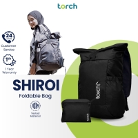 Torch Tas Ransel Punggung Lipat Pria Wanita - Foldable Backpack Shiroi