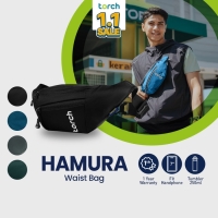Torch Tas Pinggang Selempang Anti Air Ringan - Waist Sling Bag Hamura