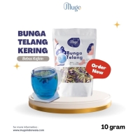 Mugo Teh Bunga Telang 10 gram Lokal Alami Membantu Mengatasi Gangguan Penglihatan