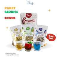 Mugo Special Tea (Chamomile, Telang, Mint, Rosella) Natural Alami