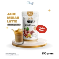 Mugo Ginger Latte, Jahe Latte Gula Aren Murni, Dairy Free, White Sugar Free