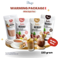 Mugo Warming Package E (Jahe Merah CLASIC, LATTE, CHOCO, EXTRACT) White Sugar Free