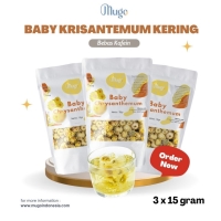 Mugo Paket 3pcs Teh bunga krisantemum - baby Chrysanthemum Tea 15 gr