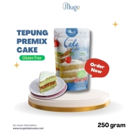 Mugo, Tepung Cake Kue Gluten Free Alami Lokal 250gr Premiks