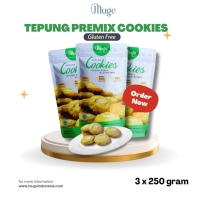 Mugo Tepung Cookies Gluten Free Alami Lokal 250gr Premiks [3PCS]