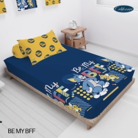CALIFORNIA Sprei Single Full Fitted 120x200 Be My Bff / Tom & Jerry