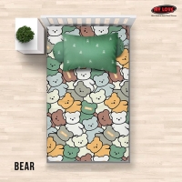 ALL NEW MY LOVE Sprei Single Full Fitted 120x200 BEAR