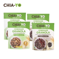 Chiayo Bundling 4 Granola 50gr (2 Original & 2 Dark Choco)