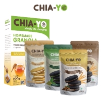 Chiayo Package : Granola Original 500gr + Cookies (Matcha, Coffee, Spekuk & Vanilla)
