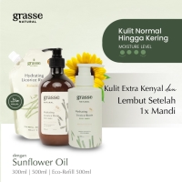Grasse Natural Hydrating Licorice Root - Sunflower Oil Body Wash