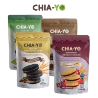 Chiayo Sandwich Cookies Matcha, Coffee, Spekuk, Mix Berries Bundling