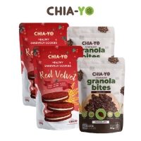 Chiayo Bundling 2 pack Cookies Red Velvet + 2 Pack Granola Bites