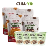 Chiayo Package : 4 Chiayo To Go + 4 Granola Bites