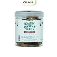 Chiayo Cookies Sandwich Mix Berries Jar