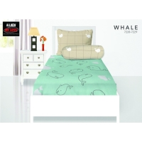 ALL NEW MY LOVE Sprei Single Full Fitted 120x200 Whale