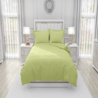CALIFORNIA Sprei King Fitted Polos Emboss 180x200 Green Tea