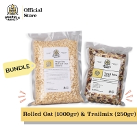 Granola Addict - Paket Rolled Oat 1KG + Trail Mix 250G