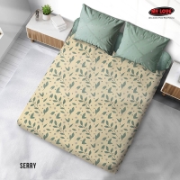 ALL NEW MY LOVE Sprei King Fitted 180x200 Bantal 4 SERRY
