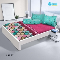 HAWAII Sprei King Fitted 180x200 Candy