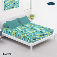 CALIFORNIA Sprei Queen Fitted 160x200 Marino