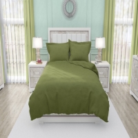 CALIFORNIA Sprei King Fitted Polos Emboss 180x200 Turtle Green