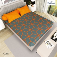 CALIFORNIA Sprei Queen Fitted 160x200 Cube