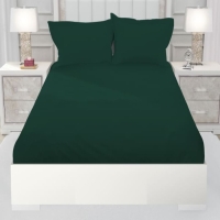 CALIFORNIA Sprei Queen Fitted Polos Emboss 160X200 Green Forest