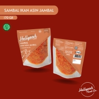 Hellyeah Orek Tempe Teri Daun Jeruk 200 gram