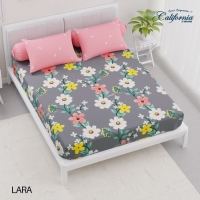 CALIFORNIA Sprei King Fitted Bantal 4 180x200 LARA