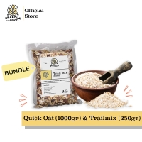 Granola Addict - Paket Quick Rolled Oat 1KG + Trail Mix 250G