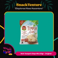 Woh MINI Tempeh Chips Original 20gr Keripik Tempe Gluten Free Less Oil