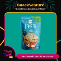 Woh Tempeh Chips Healthy Unsalted 50gr