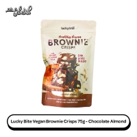 Luckybite Vegan Brownie Crisps Chocolate Almond 75g