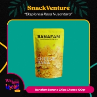 Banafam Banana Chips Cheese 100gr
