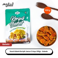 Balado Snack Kabeh Keripik Jamur Krispi 75gr