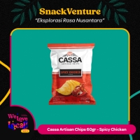 Cassa Artisan Cassava Chips Spicy Chicken 60gr