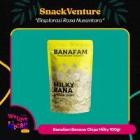 Banafam Banana Chips Milky 100gr