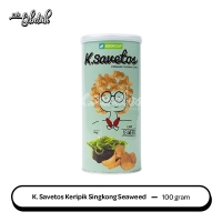 K Savetos Premium Cassava Chips Seaweed 100gr
