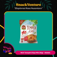 Woh MINI Tempeh Chips Balado 20gr
