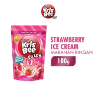 Krisbee Pillow Strawberry Ice Cream 100 gr