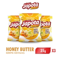 Japota Keripik Kentang Happy Honey Butter 35 gr x3