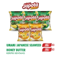 Japota Umami Seaweed 68 gr (3 pcs) + Japota Honey Butter 35 gr (2 pcs)