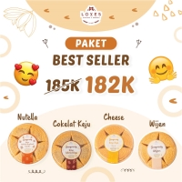 Paket Best Seller (Nutella + Choco Cheese + Cheese + Wijen) - By Loves Semprong